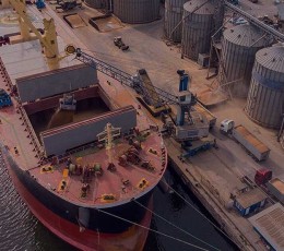 The first ship with Ukrainian grain left the Port of Odesa