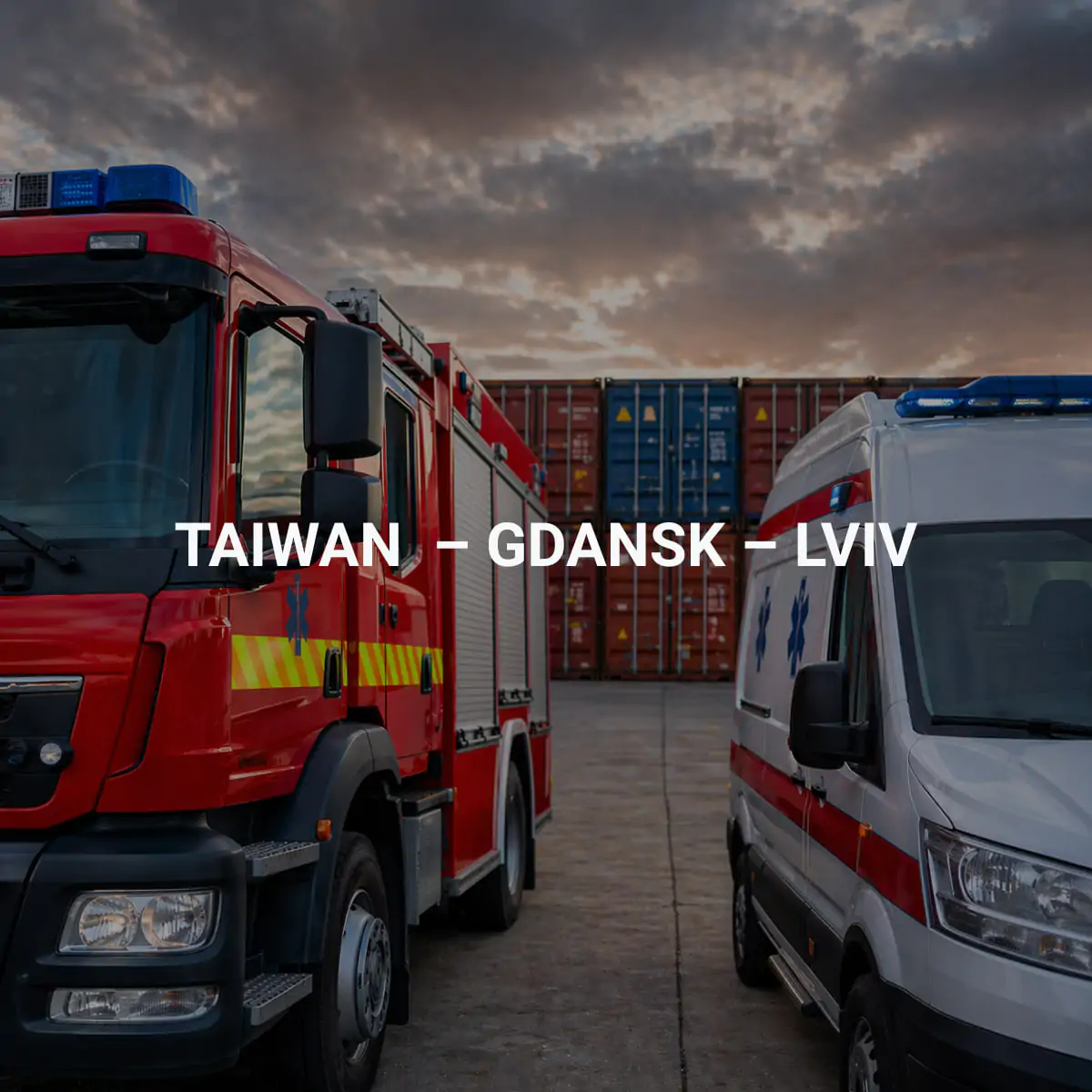 Successful humanitarian aid delivery — 59 units of special-purpose vehicles for Ukraine